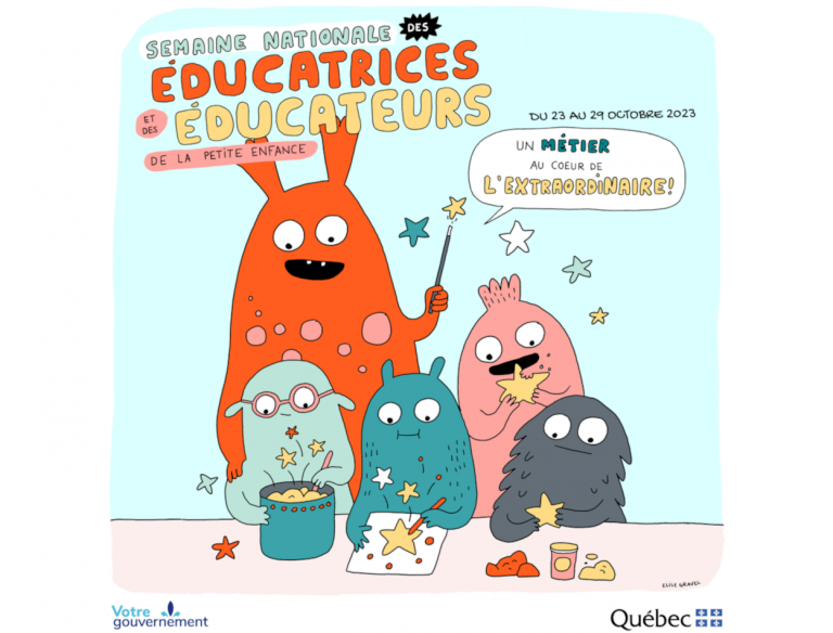 Semaine Nationale des éducatrices et éducateurs du 23 au 29 octobre 2023